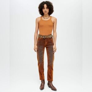 NWT || RE/DONE Distressed Amber High Rise Pant